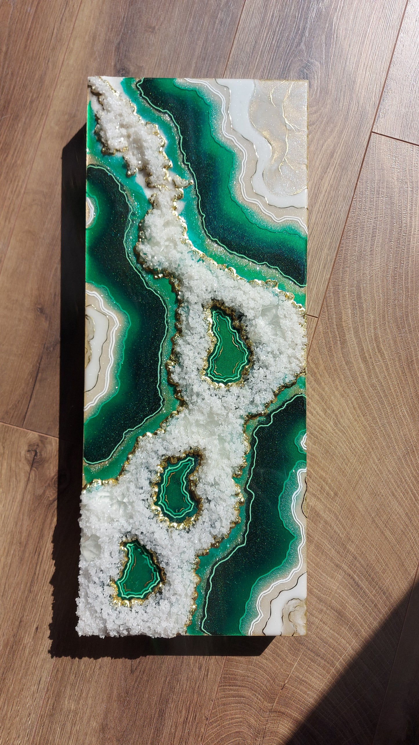 Treasure Geode Painting 20 x 50cm