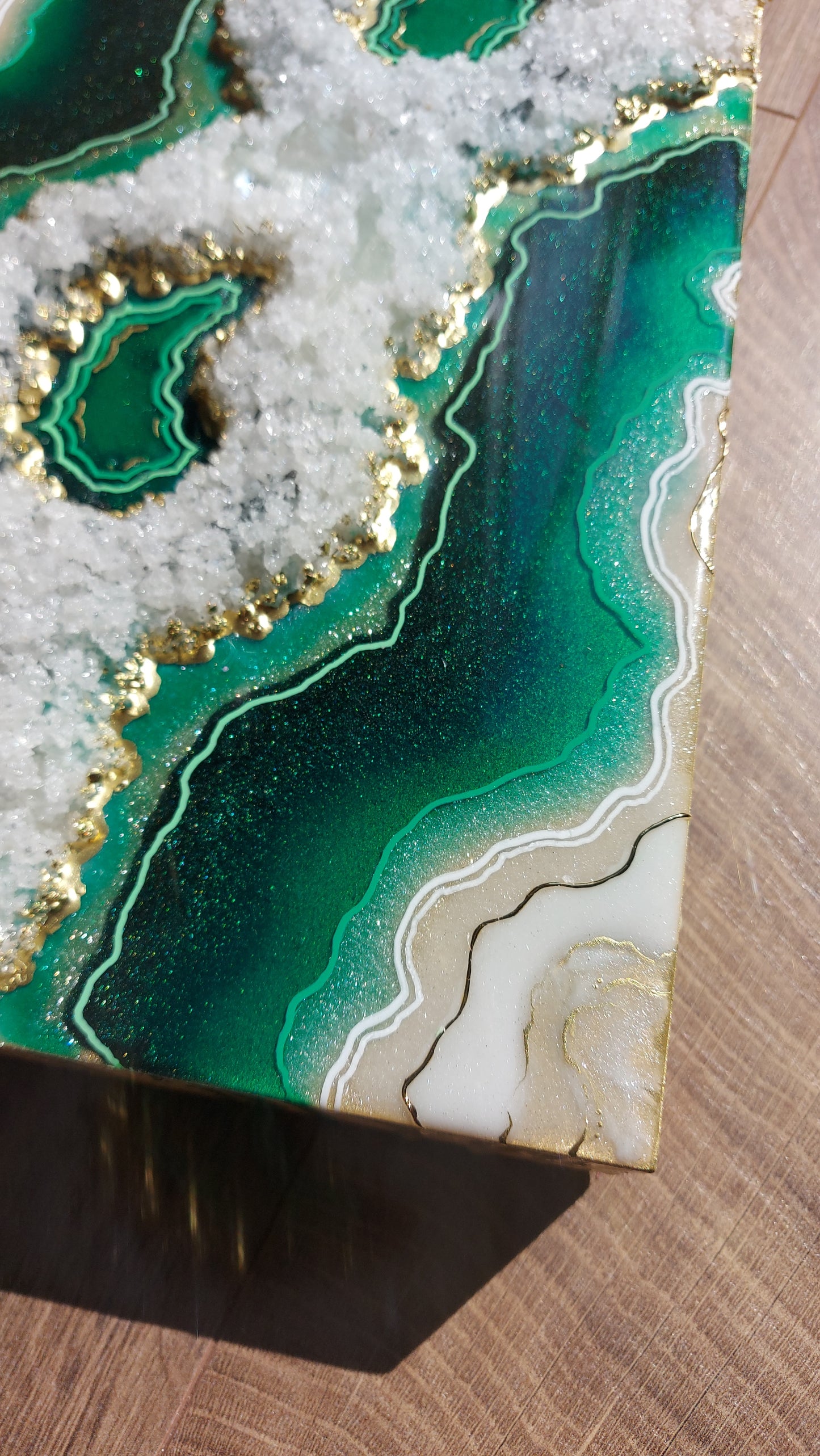 Treasure Geode Painting 20 x 50cm