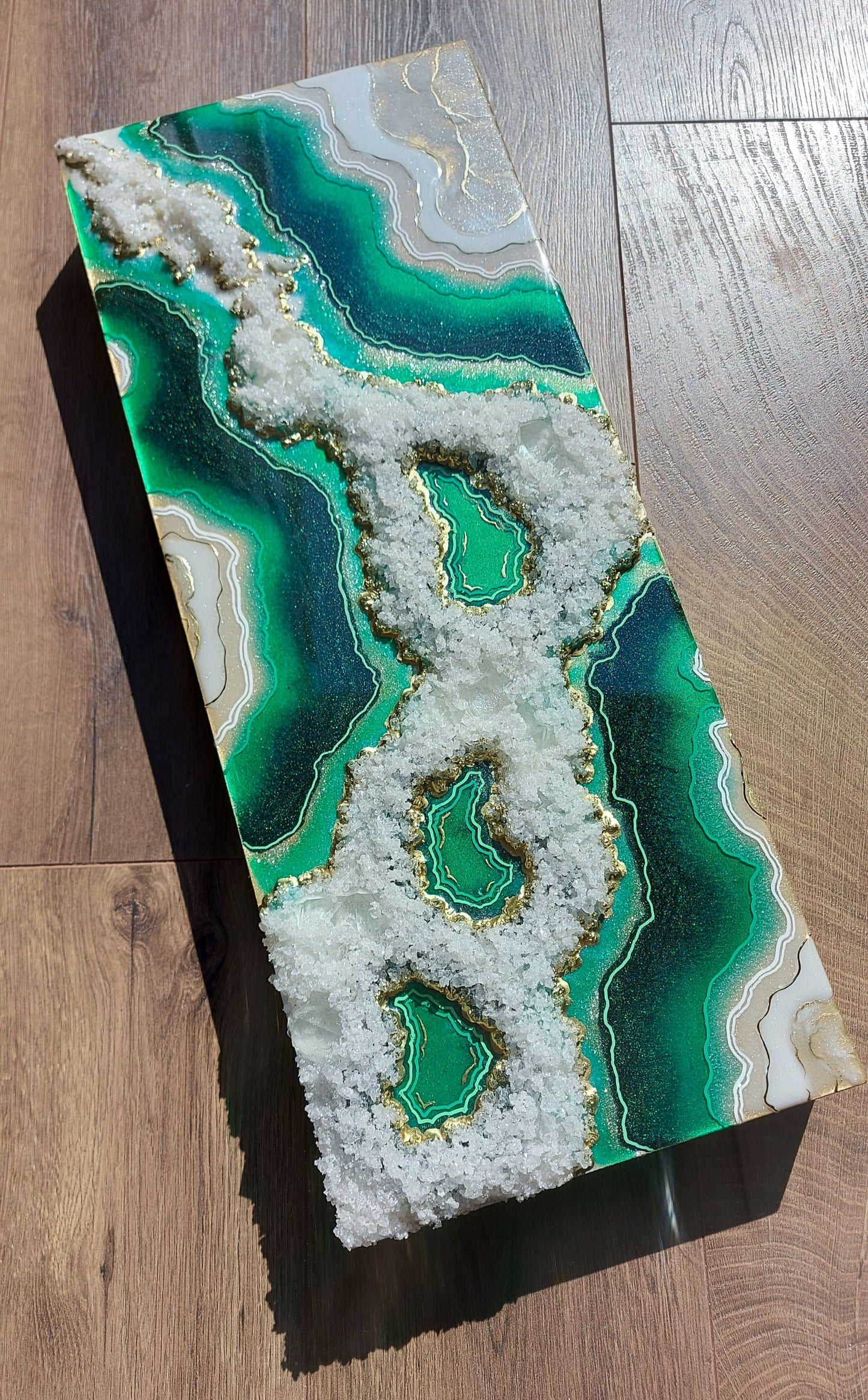 Treasure Geode Painting 20 x 50cm