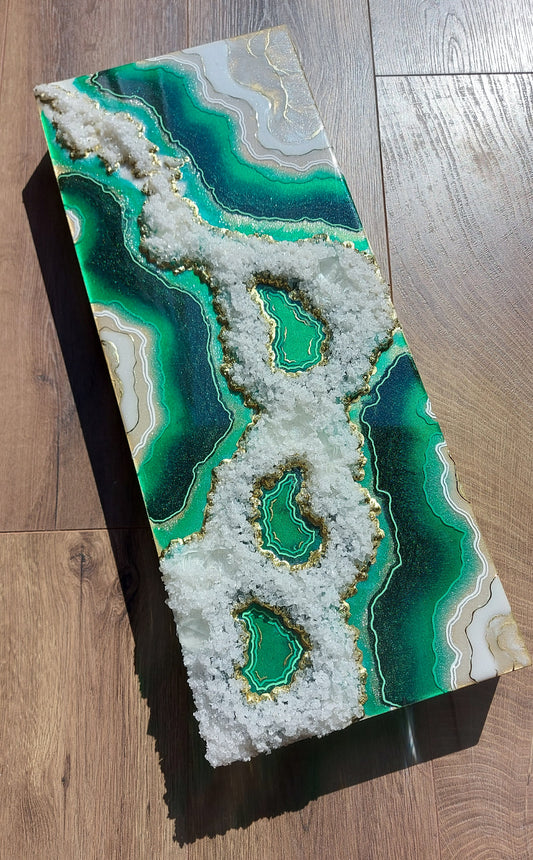Treasure Geode Painting 20 x 50cm