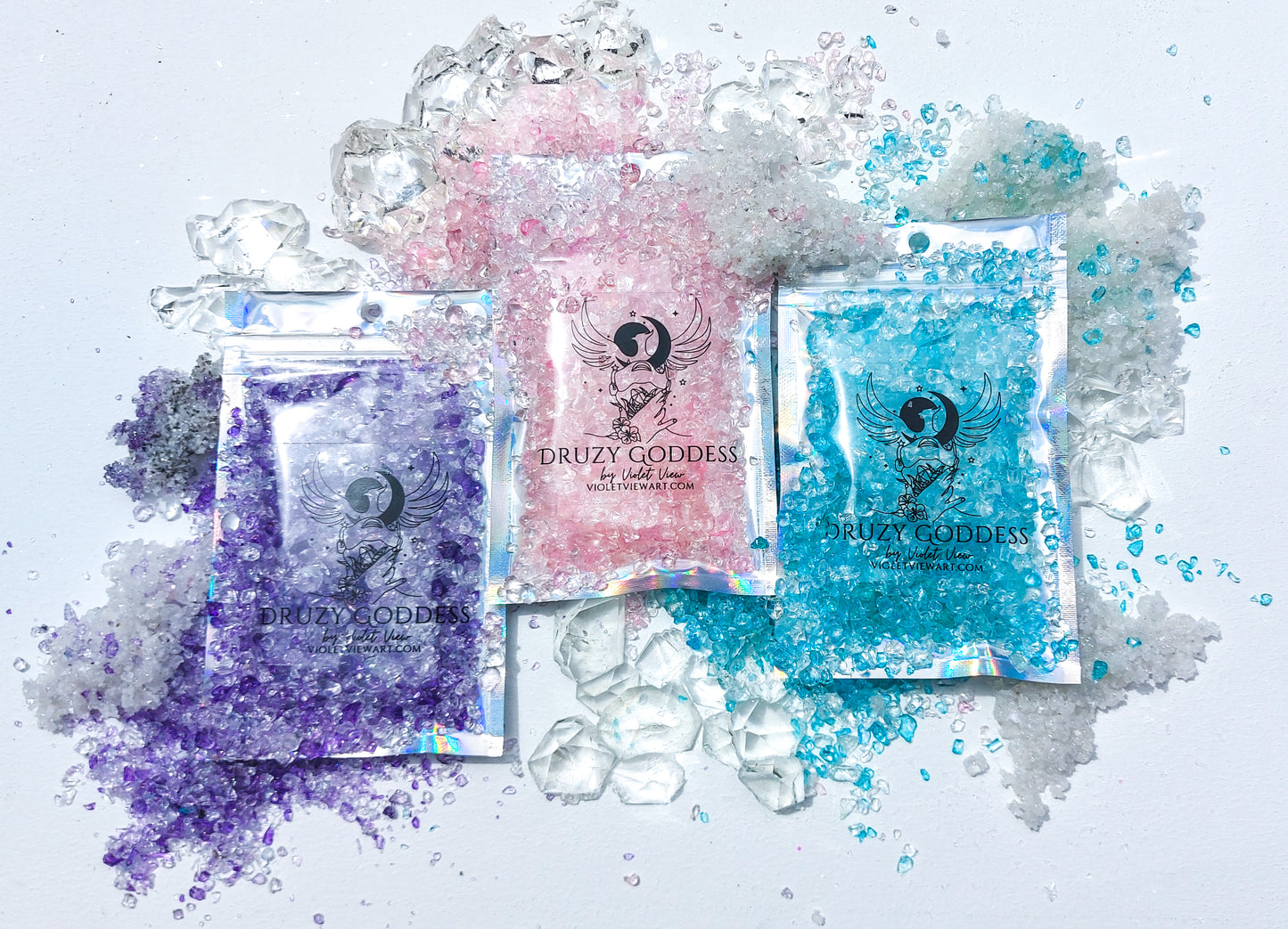 The Athena Set - XL Size Druzy Goddess