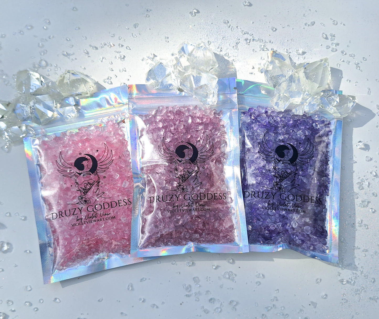 The Athena Set - XL Size Druzy Goddess