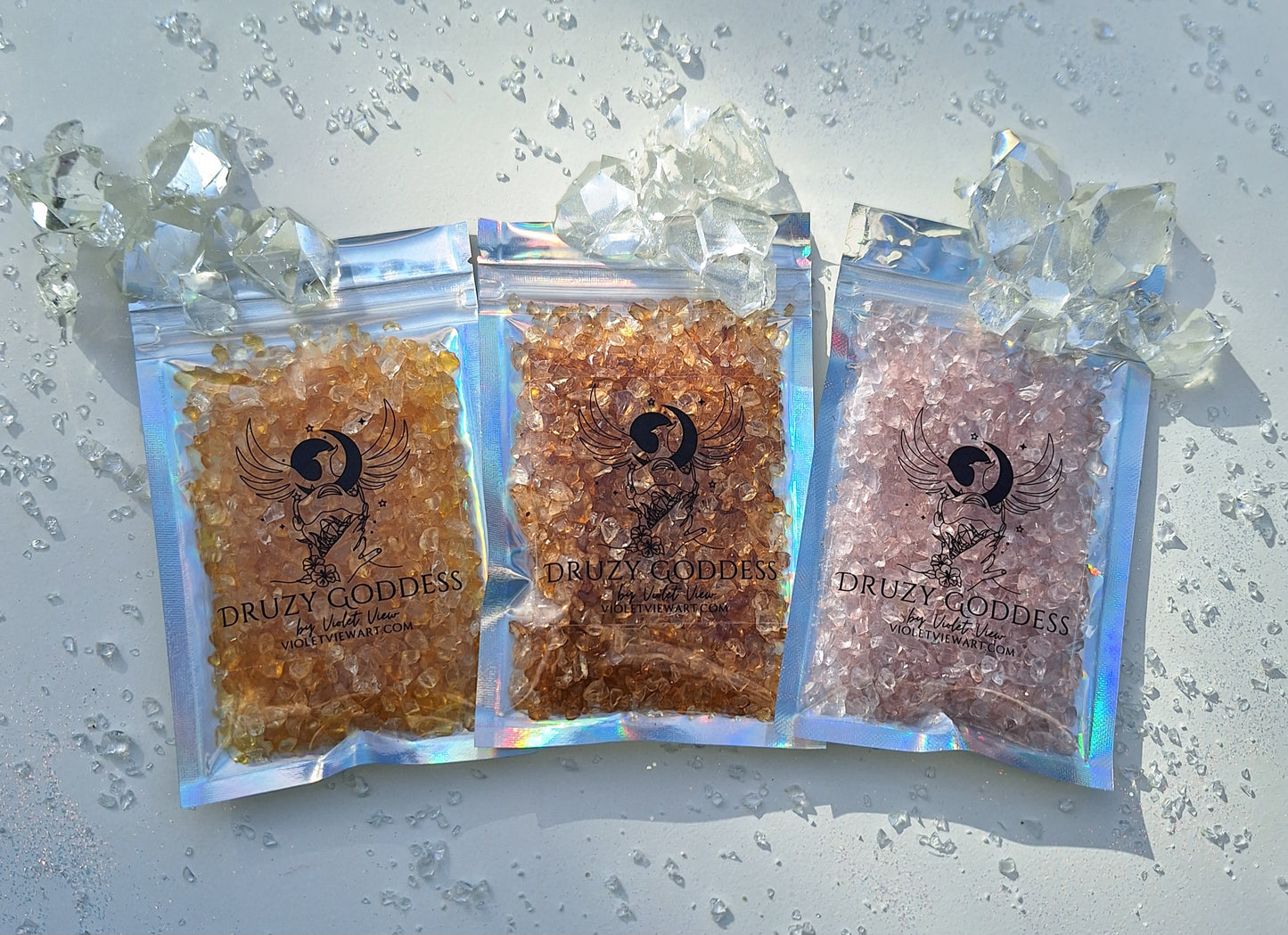 The Athena Set - XL Size Druzy Goddess