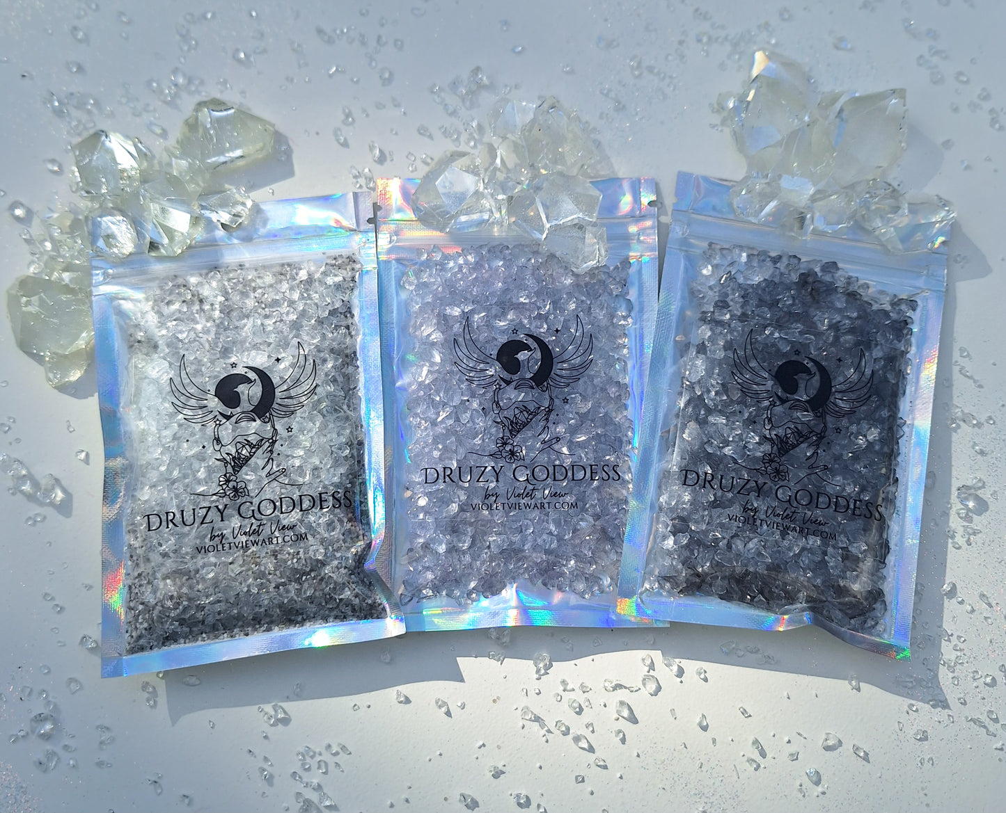 The Aphrodite Set - L Size Druzy Goddess Set