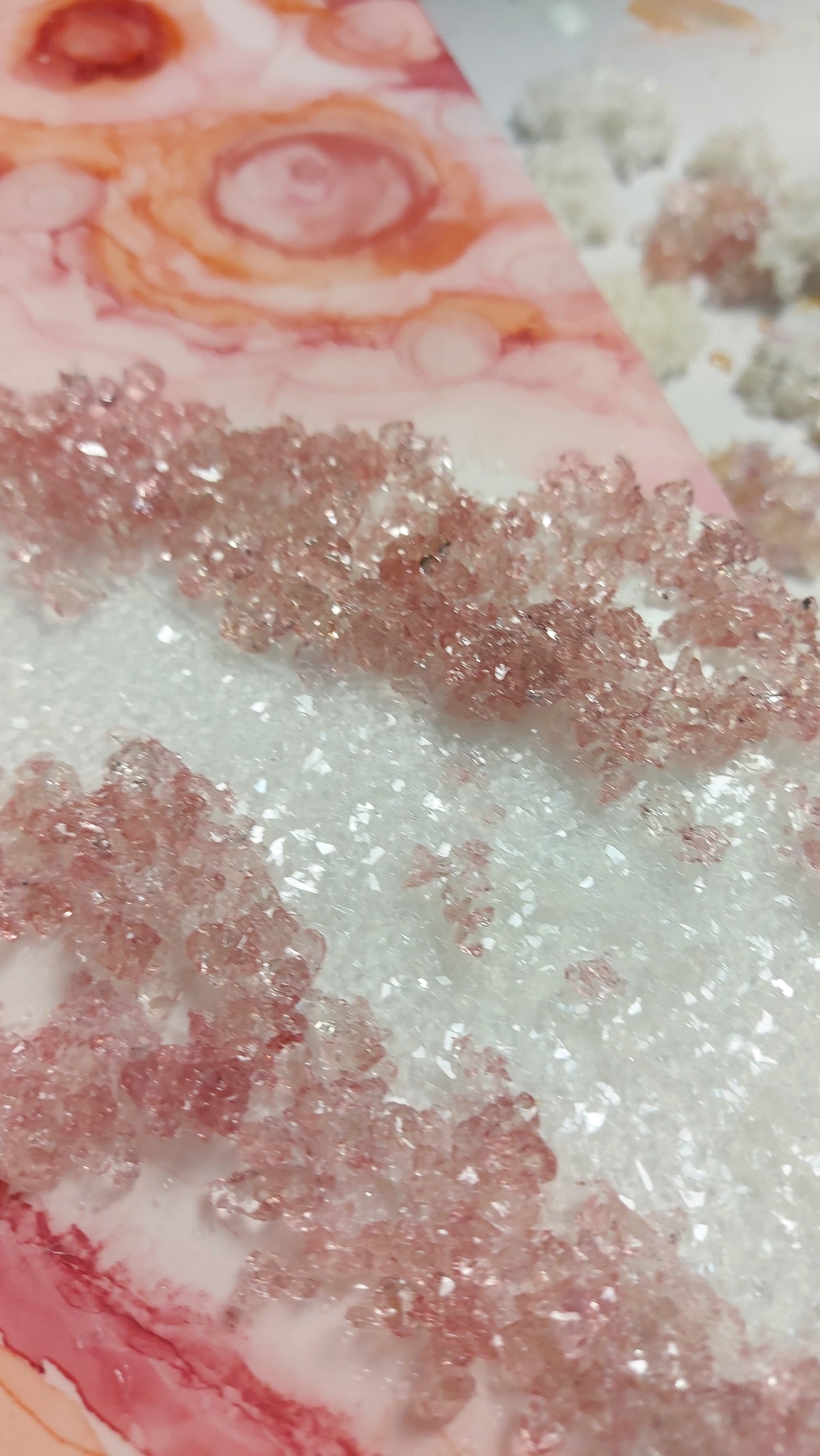 Create With Me - Blush Goddess Geode Wall Art