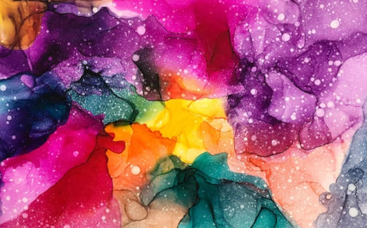 Workshop - We Are One - Werkplek Wandkunst met Gezamenlijke Alcohol Inkt Schilderijen