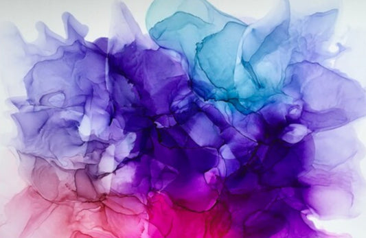 Workshop - We Are One - Familie en Vrienden Samenwerkende Alcohol Inkt Kunst