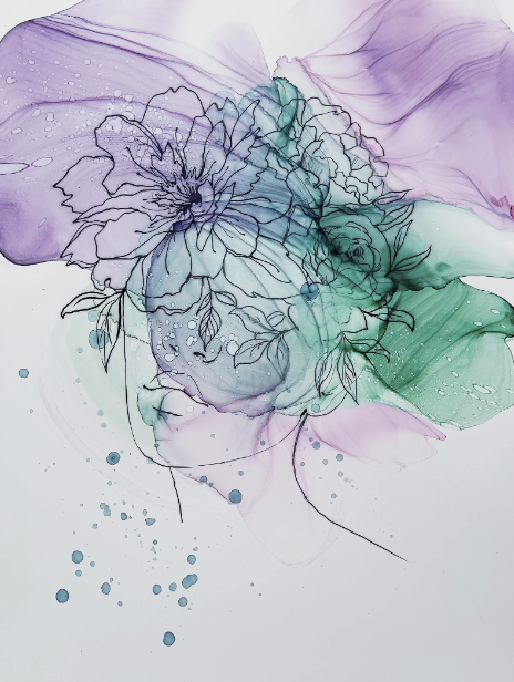 Workshop - Het Omarmen van Vrouwelijke Energie Door Alcohol Inkt Kunst