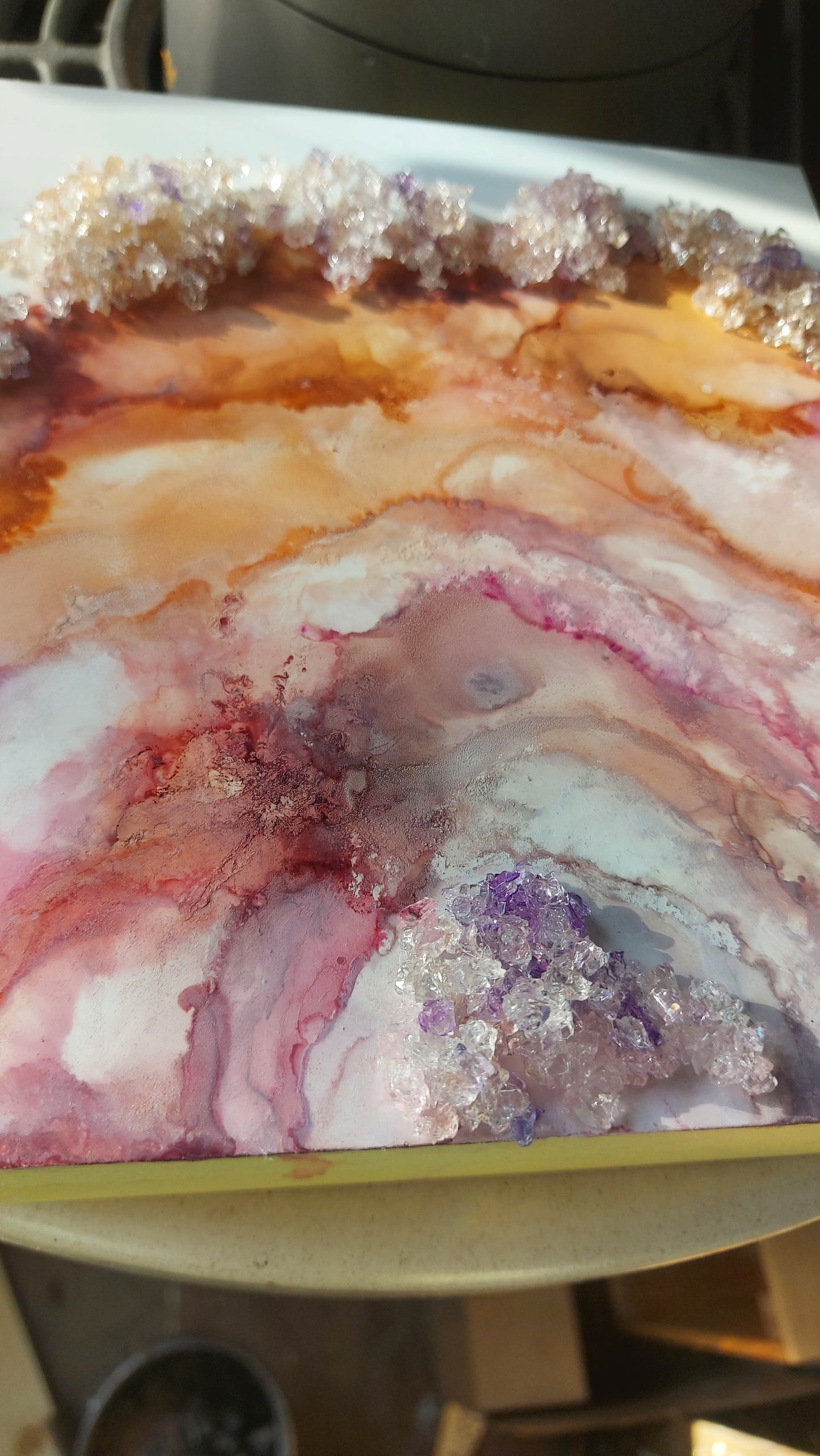 Create With Me - Heartfelt Harmony Geode Wall Art