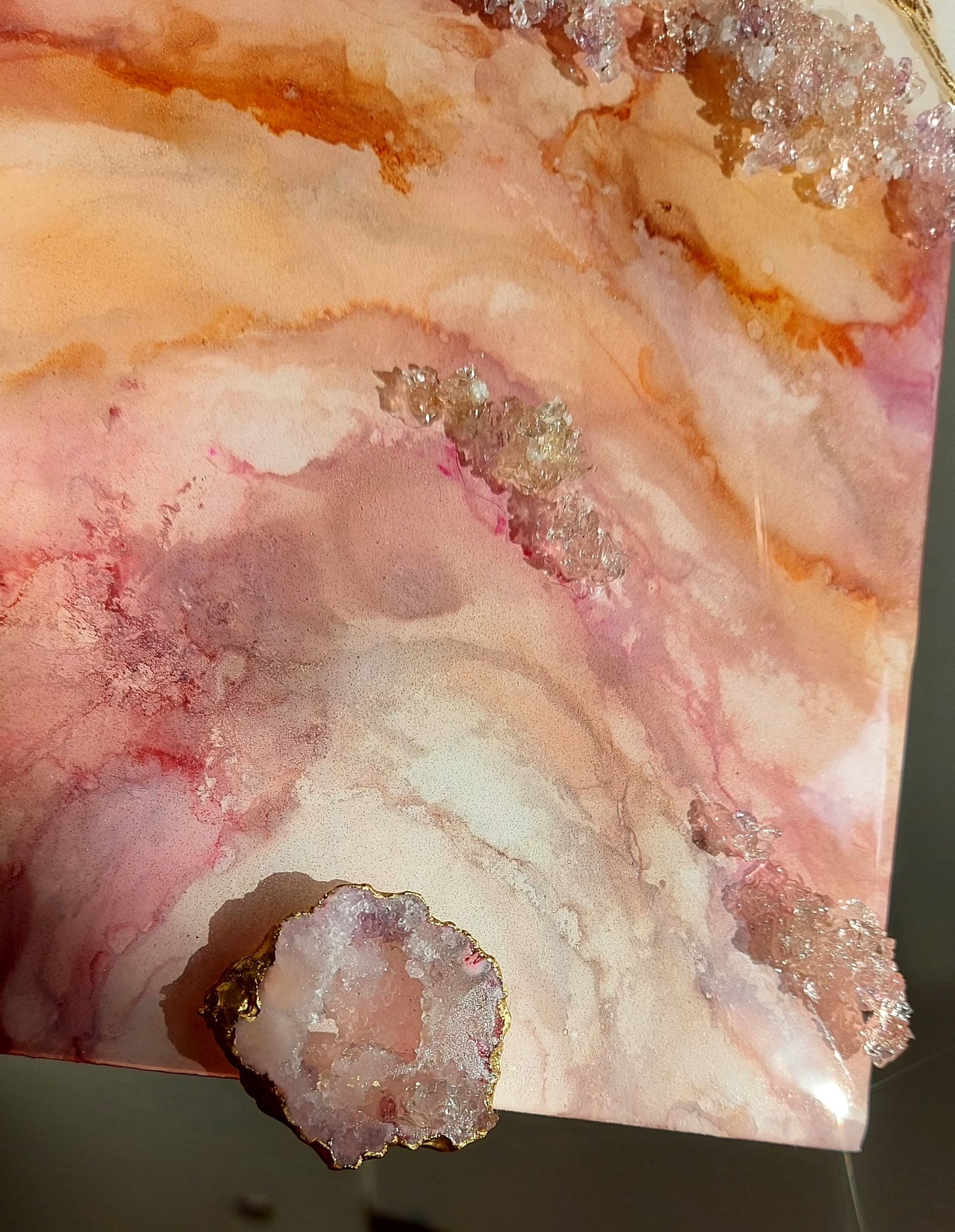 Create With Me - Heartfelt Harmony Geode Wall Art