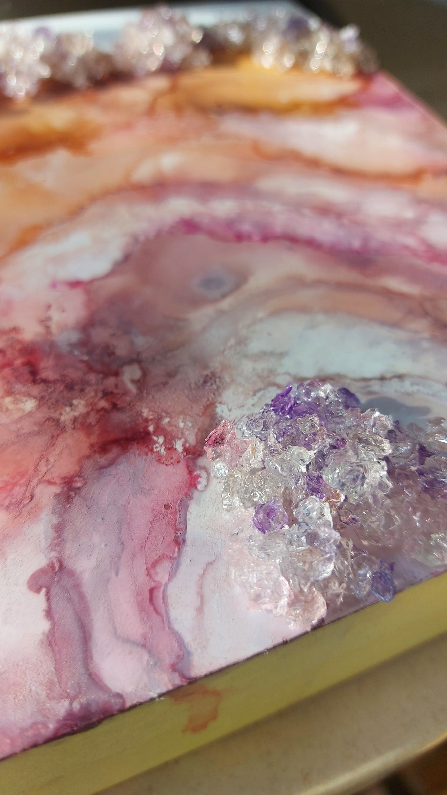 Create With Me - Heartfelt Harmony Geode Wall Art