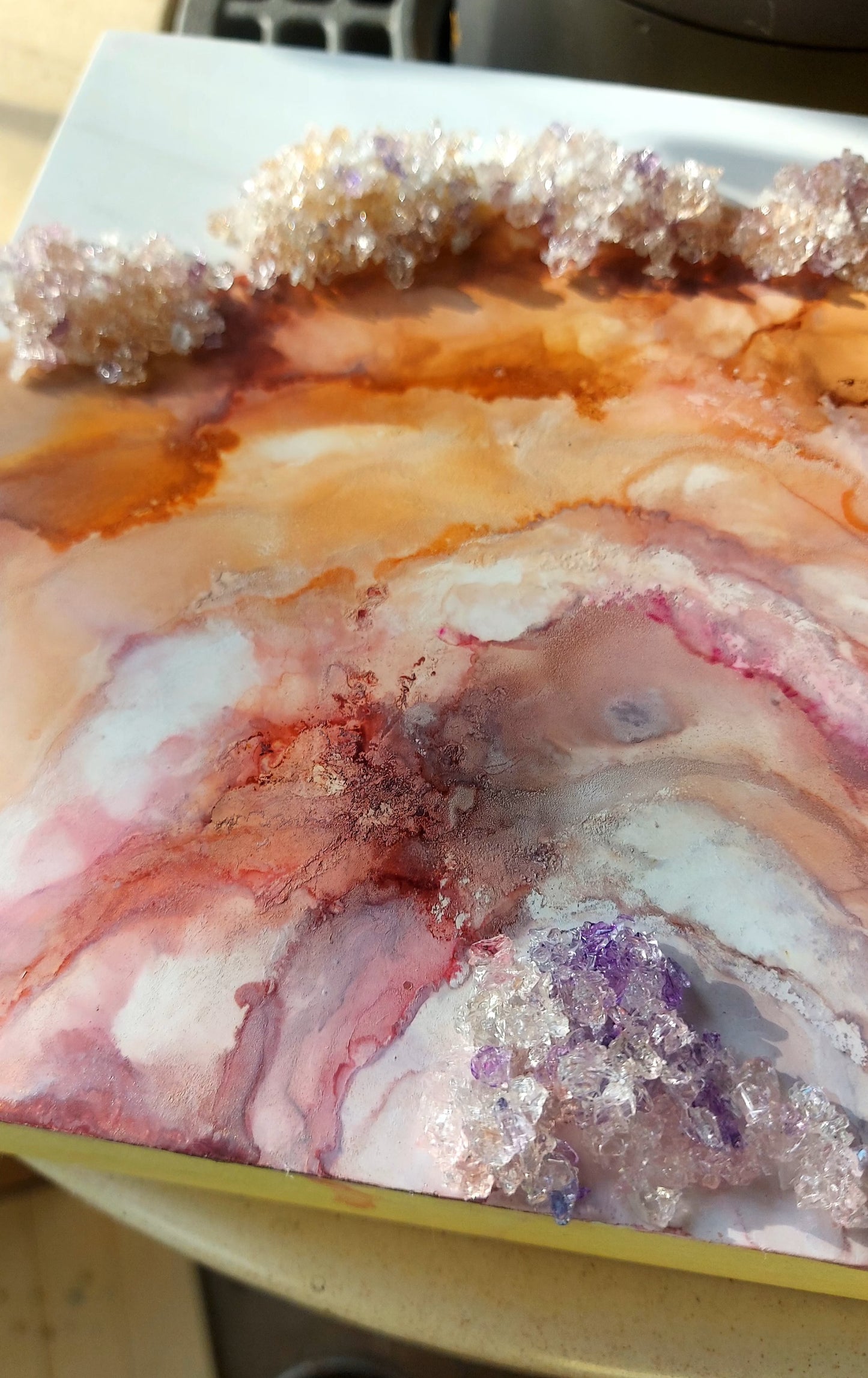 Create With Me - Heartfelt Harmony Geode Wall Art