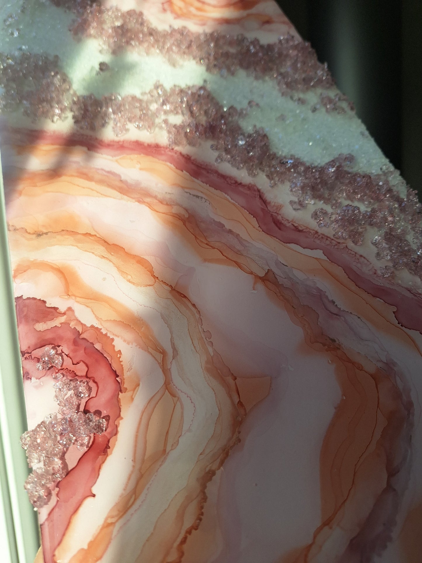 Create With Me - Blush Goddess Geode Wall Art