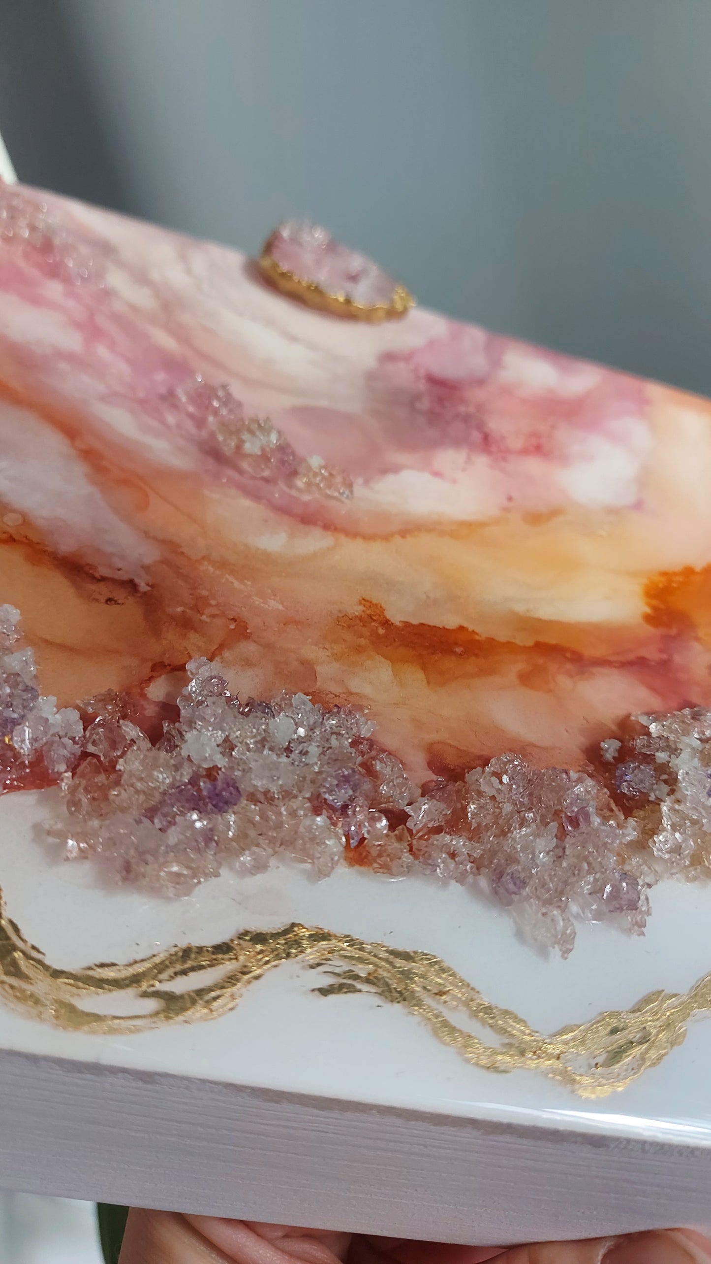 Create With Me - Heartfelt Harmony Geode Wall Art