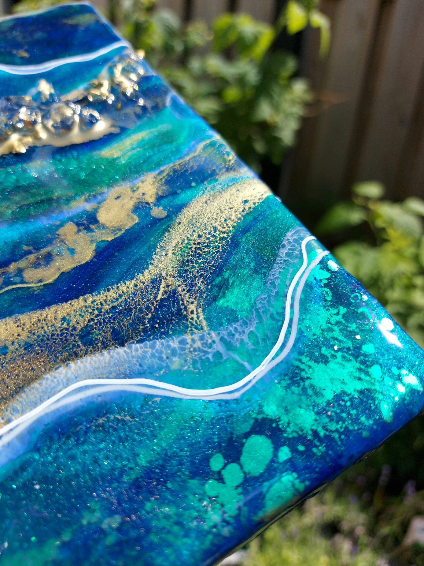 Geode Inspired Square Artwork 20