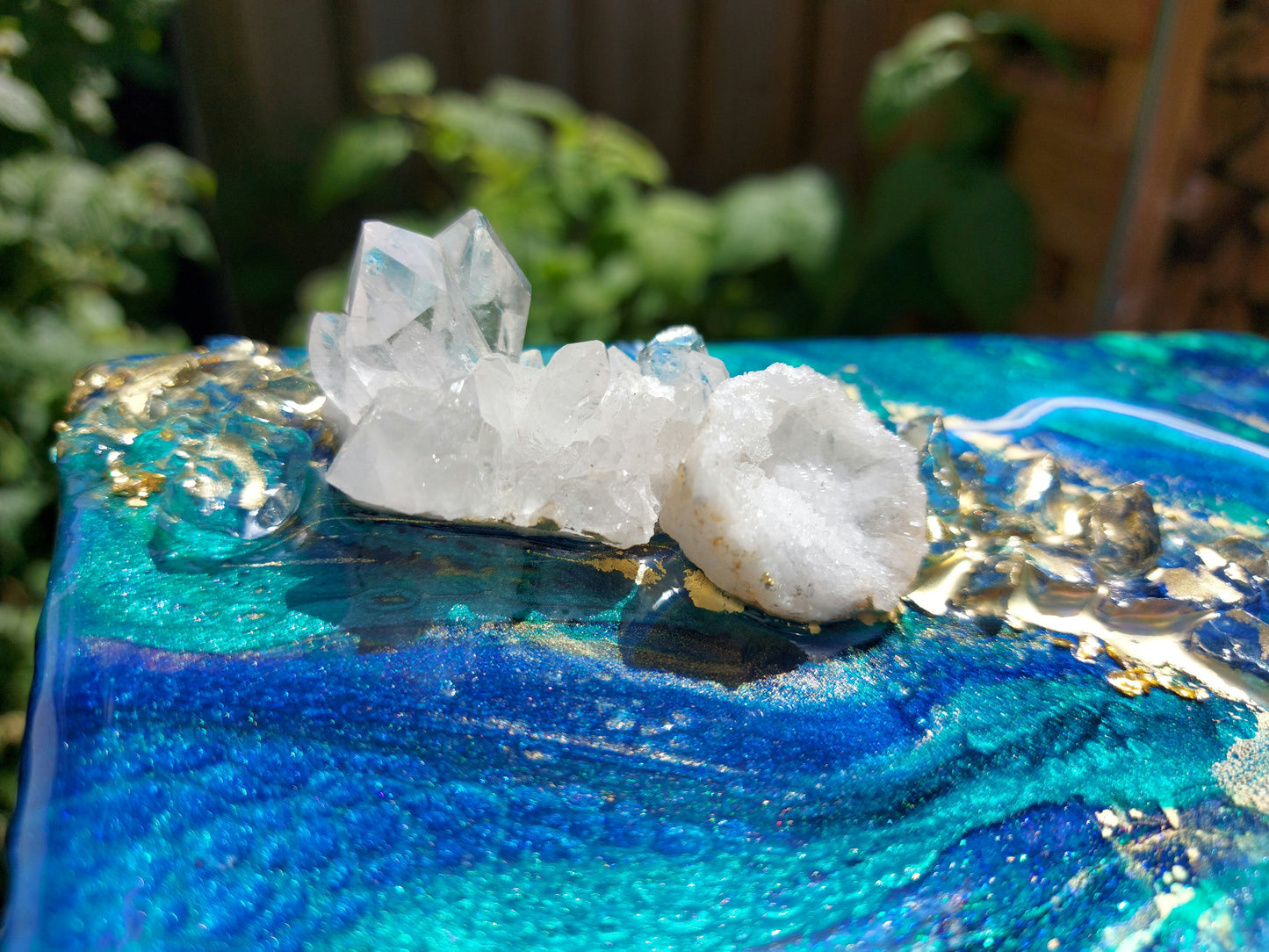 Geode Inspired Square Artwork 20