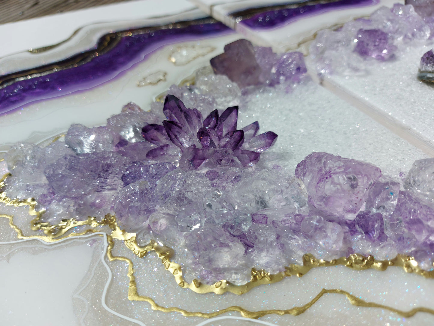 Mazarine - Amethyst Diptych 80x50cm