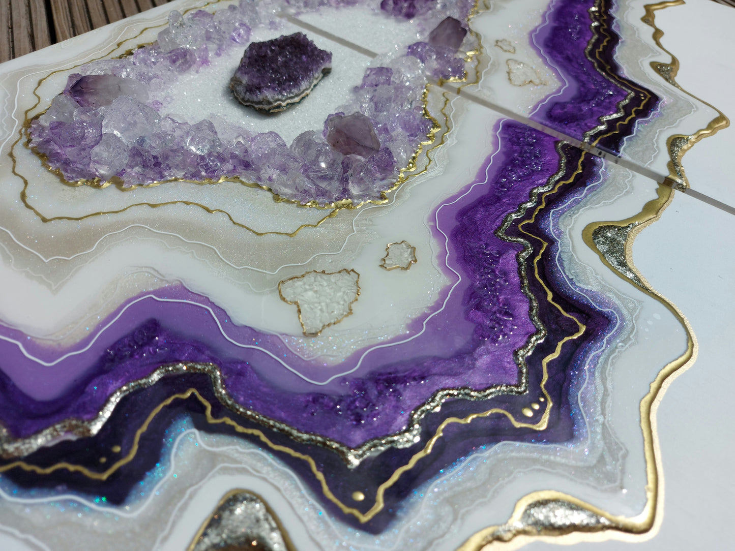 Mazarine - Amethyst Diptych 80x50cm