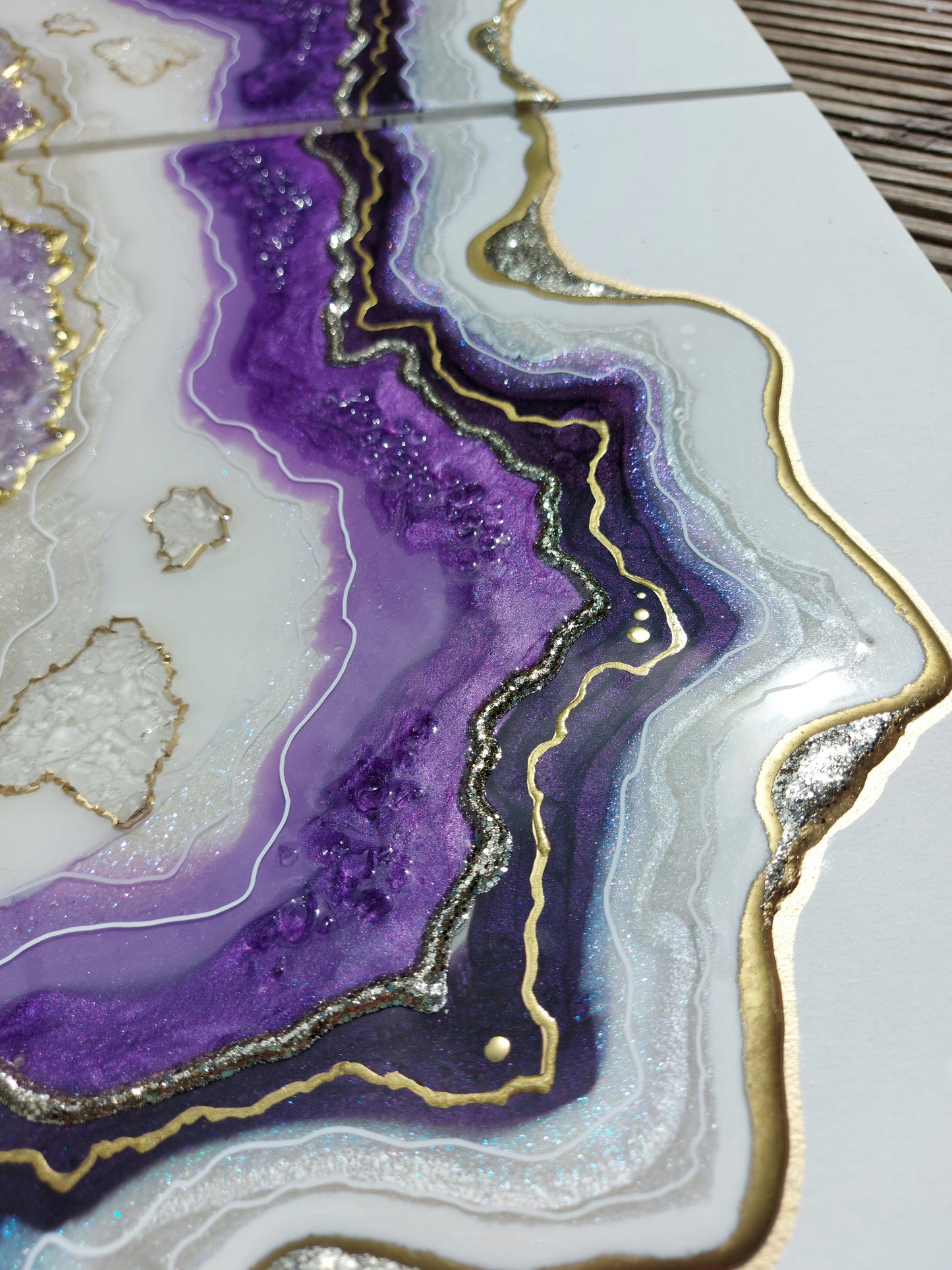 Mazarine - Amethyst Diptych 80x50cm