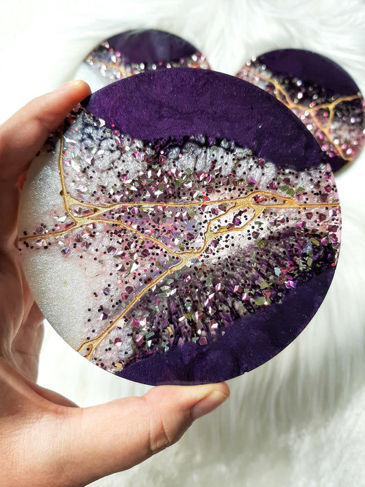 Kintsugi Style Coaster Set